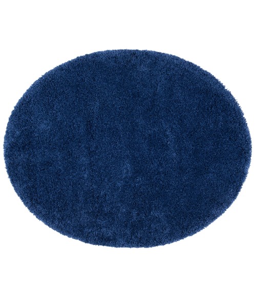 Safavieh Milan Shag Navy SG180 9 ft. X 9 ft. Round Rug