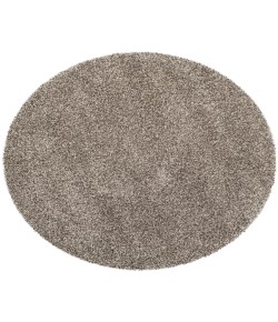 Safavieh Milan Shag Grey SG180 5 ft. 1 in. X 5 ft. 1 in. Round Rug