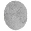 Safavieh Shag Silver SG511 3 ft. X 3 ft. Round Rug
