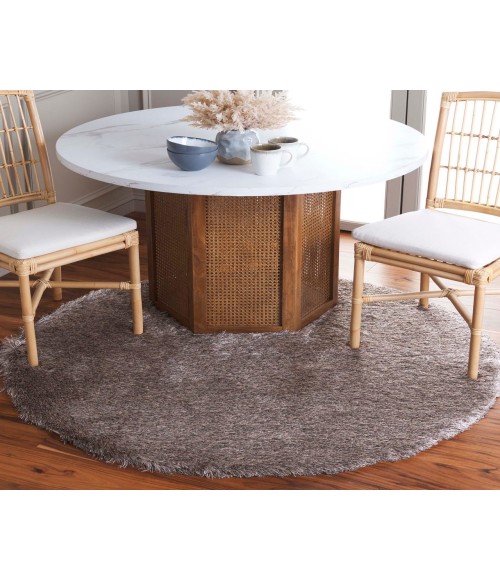 Safavieh Shag Sable SG511 3 ft. X 3 ft. Round Rug