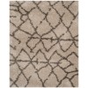 Safavieh Belize Shag SGB482 Taupe / Grey 2'-3" X 5' Accent Area Rug