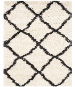 Safavieh Belize Shag SGB489 Ivory / Charcoal 3' X 5' Rectangle Area Rug