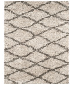 Safavieh Belize Shag SGB489 Taupe / Grey 2'-3" X 9' Runner Area Rug