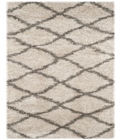 Safavieh Belize Shag SGB489 Taupe / Grey 2'-3" X 9' Runner Area Rug