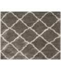 Safavieh Belize Shag SGB489 Grey / Taupe 6'-7" X 6'-7" Square Area Rug