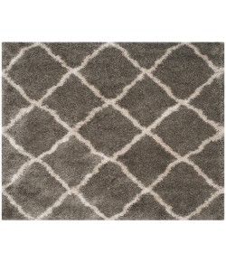 Safavieh Belize Shag SGB489 Grey / Taupe 6'-7" X 6'-7" Square Area Rug