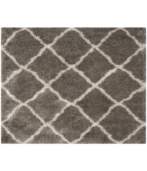 Safavieh Belize Shag SGB489 Grey / Taupe 6'-7" X 6'-7" Square Area Rug
