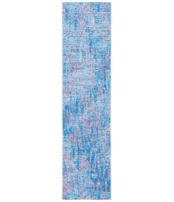 Safavieh Summer Blue / Red SMR408 2 ft. X 8 ft. Runner Rug