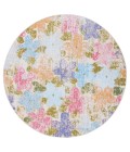 Safavieh Summer Blue / Pink Rug SMR410 6 ft. 7 in. X 6 ft. 7 in. Round - Rugs Town Safavieh Summer Blue / Pink SMR410 6 ft. 7 in. X 6 ft. 7 in. Round Rug