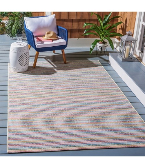 Safavieh Summer Ivory / Blue Rug SMR421 6 ft. 7 in. X 6 ft. 7 in. Square - Rugs Town Safavieh Summer Ivory / Blue SMR421 6 ft. 7 in. X 6 ft. 7 in. Square Rug