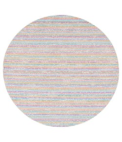Safavieh Summer Ivory / Blue SMR421 6 ft. 7 in. X 6 ft. 7 in. Round Rug