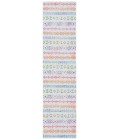 Safavieh Summer Ivory / Blue Rug SMR429 2 ft. X 8 ft. Runner - Rugs Town Safavieh Summer Ivory / Blue SMR429 2 ft. X 8 ft. Runner Rug