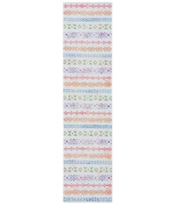 Safavieh Summer Ivory / Blue SMR429 2 ft. X 8 ft. Runner Rug