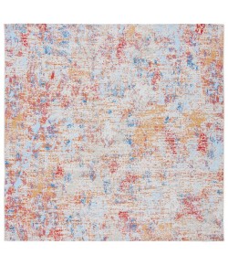 Safavieh Summer Ivory / Light Blue SMR451 6 ft. 7 in. X 6 ft. 7 in. Square Rug