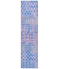 Safavieh Summer Blue / Light Blue SMR452 2 ft. X 8 ft. Runner Rug