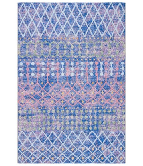 Safavieh Summer Blue / Light Blue Rug SMR452 6 ft. 6 in. X 9 ft. 4 in. Rectangle - Rugs Town Safavieh Summer Blue / Light Blue SMR452 6 ft. 6 in. X 9 ft. 4 in. Rectangle Rug