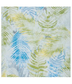 Safavieh Summer Green / Grey SMR485 6 ft. 7 in. X 6 ft. 7 in. Square Rug