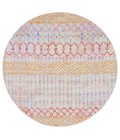 Safavieh Summer Gold / Blue SMR497 6 ft. 7 in. X 6 ft. 7 in. Round Rug