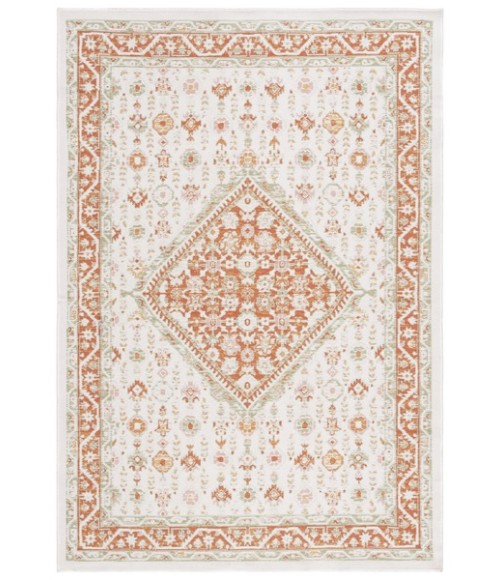 Safavieh Sunrise Ivory / Rust Sage SUN620 5 ft. 3 in. X 7 ft. 7 in. Rectangle Rug