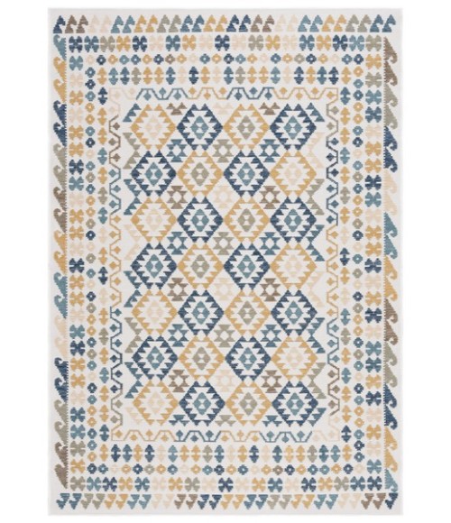 Safavieh Sunrise Ivory / Blue Gold SUN622 8 ft. X 10 ft. Rectangle Rug
