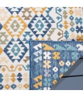 Safavieh Sunrise Ivory / Blue Gold SUN622 2 ft. X 8 ft. Runner Rug