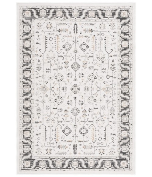 Safavieh Sunrise Ivory / Grey Black SUN627 5 ft. 3 in. X 7 ft. 7 in. Rectangle Rug