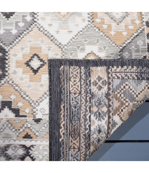 Safavieh Sunrise Ivory / Grey Black SUN630 8 ft. X 10 ft. Rectangle Rug