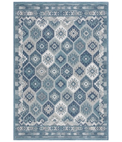 Safavieh Sunrise Grey / Blue Ivory SUN630 4 ft. X 5 ft. 7 in. Rectangle Rug