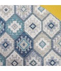 Safavieh Sunrise Grey / Blue Ivory SUN630 4 ft. X 5 ft. 7 in. Rectangle Rug