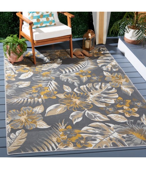 Safavieh Sunrise Ivory / Grey Gold SUN671 4 ft. X 5 ft. 7 in. Rectangle Rug