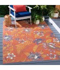 Safavieh Sunrise Ivory / Rust Blue SUN671 5 ft. 3 in. X 7 ft. 7 in. Rectangle Rug