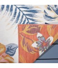 Safavieh Sunrise Ivory / Rust Blue SUN671 2 ft. X 8 ft. Runner Rug