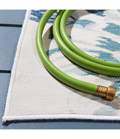 Safavieh Sunrise Ivory / Blue Grey SUN671 2 ft. X 8 ft. Runner Rug