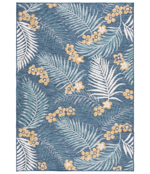 Safavieh Sunrise Ivory / Blue Gold SUN675 5 ft. 3 in. X 7 ft. 7 in. Rectangle Rug