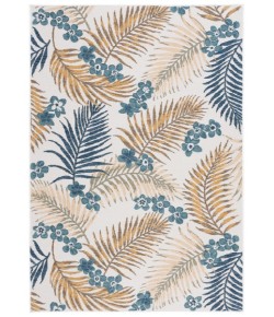 Safavieh Sunrise Ivory / Blue Gold SUN675 5 ft. 3 in. X 7 ft. 7 in. Rectangle Rug
