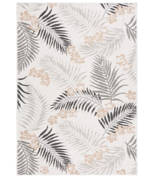 Safavieh Sunrise Ivory / Grey Black SUN675 5 ft. 3 in. X 7 ft. 7 in. Rectangle Rug