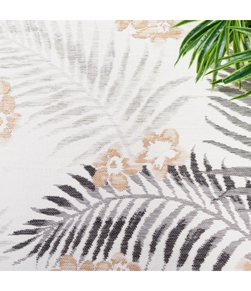 Safavieh Sunrise Ivory / Grey Black SUN675 5 ft. 3 in. X 7 ft. 7 in. Rectangle Rug
