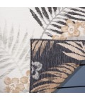 Safavieh Sunrise Ivory / Grey Black SUN675 5 ft. 3 in. X 7 ft. 7 in. Rectangle Rug