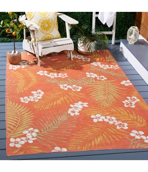 Safavieh Sunrise Ivory / Rust Sage SUN675 5 ft. 3 in. X 7 ft. 7 in. Rectangle Rug