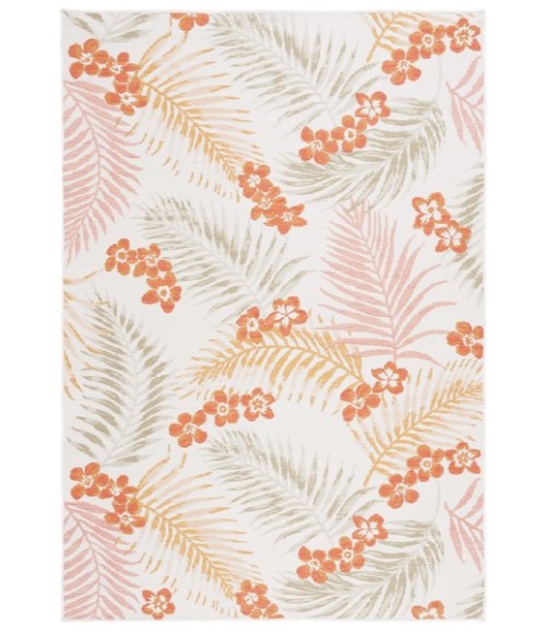 Safavieh Sunrise Ivory / Rust Sage SUN675 5 ft. 3 in. X 7 ft. 7 in. Rectangle Rug