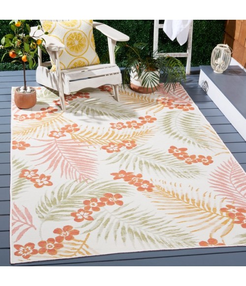 Safavieh Sunrise Ivory / Rust Sage SUN675 5 ft. 3 in. X 7 ft. 7 in. Rectangle Rug