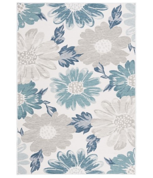 Safavieh Sunrise Ivory / Blue Grey SUN689 8 ft. X 10 ft. Rectangle Rug