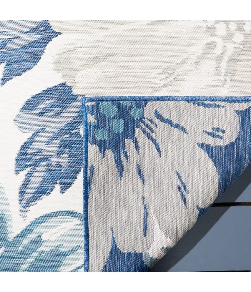 Safavieh Sunrise Ivory / Blue Grey SUN689 6 ft. 7 in. X 6 ft. 7 in. Square Rug