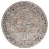 Safavieh Silverado Ivory / Blue SVD110 6 ft. 4 in. X 6 ft. 4 in. Round Rug