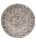 Safavieh Silverado Ivory / Blue SVD110 6 ft. 4 in. X 6 ft. 4 in. Round Rug