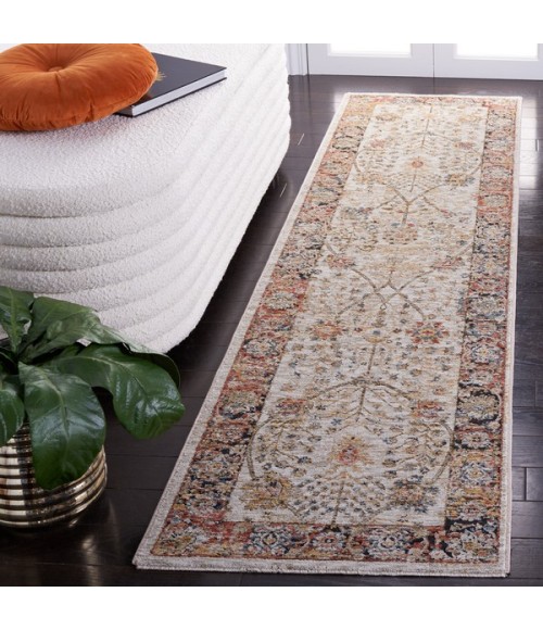 Safavieh Silverado Ivory / Rust SVD112 2 ft. X 8 ft. Runner Rug