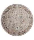 Safavieh Silverado Beige / Rust SVD112 6 ft. 4 in. X 6 ft. 4 in. Round Rug