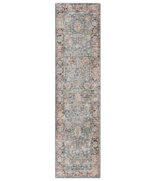 Safavieh Silverado Blue / Rust SVD112 2 ft. X 8 ft. Runner Rug