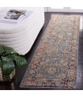 Safavieh Silverado Blue / Rust SVD112 2 ft. X 8 ft. Runner Rug
