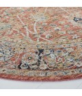 Safavieh Silverado Rust / Blue SVD112 6 ft. 4 in. X 6 ft. 4 in. Round Rug